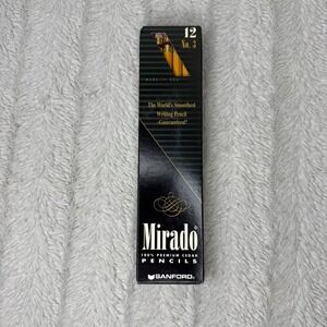 Vintage Mirado Black No. 3.0 New Cedar Pencils Set Of‎ 12 1998 Non Smudge Eraser
